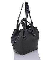 Жіноча сумка з довгими ручками через плече в 7-и кольорах. Чорний
