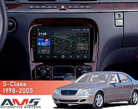 Штатная магнитола AMS T910 6+128 Gb Mercedes-Benz S-Class W220 VV220 1998-2005 9"