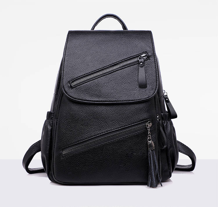 Жіночий рюкзак еко-шкіра Black 1243
