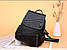 Жіночий рюкзак еко-шкіра Black 1243, фото 5