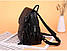 Жіночий рюкзак еко-шкіра Black 1243, фото 3