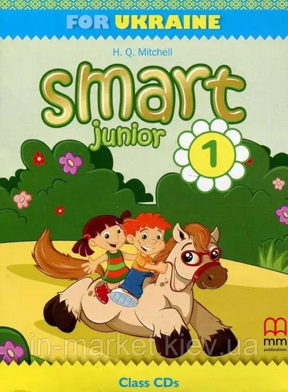 1 клас Smart Junior for Ukraine. Audio CD. ДИСК (Мітчел) Лінгвіст, фото 1
