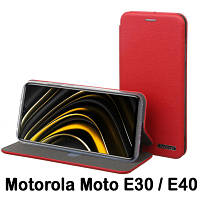 Чехол для моб. телефона BeCover Exclusive Motorola Moto E30 / E40 Burgundy Red (707906) l