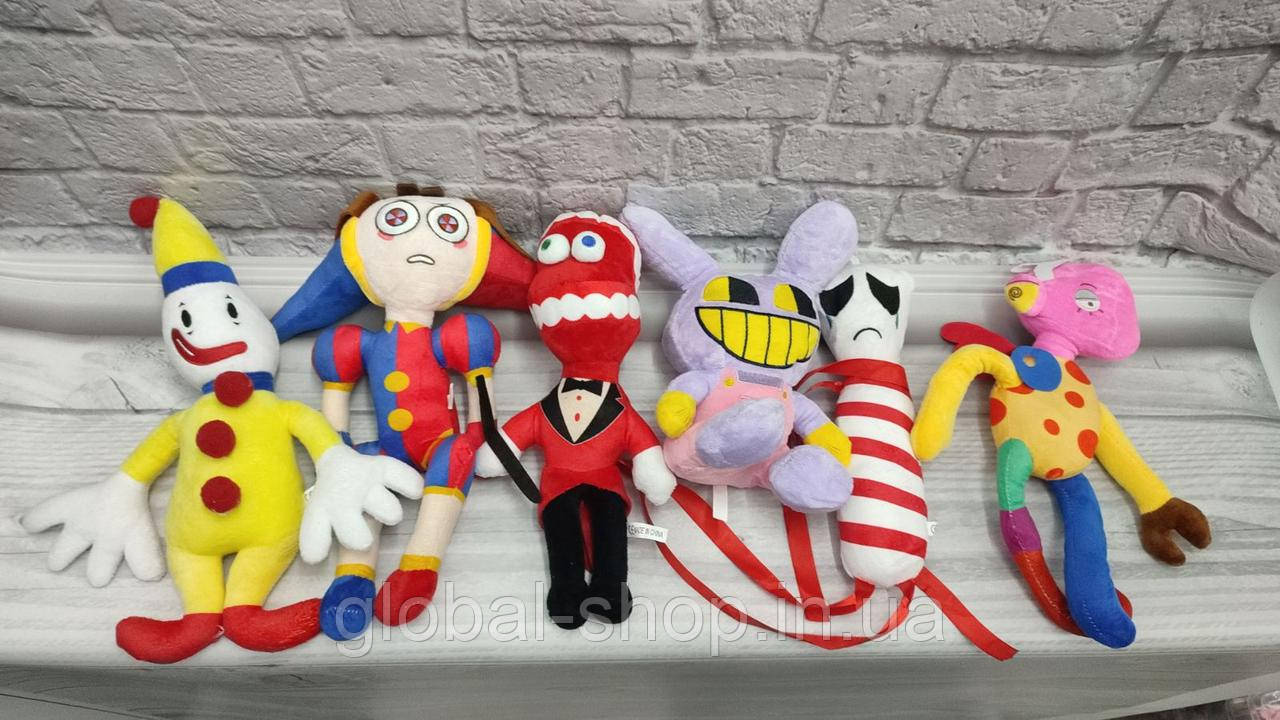 М'яка іграшка Дивовижний цифровий цирк (The Amazing Digitalcircus CIRCUS) 12 Видів