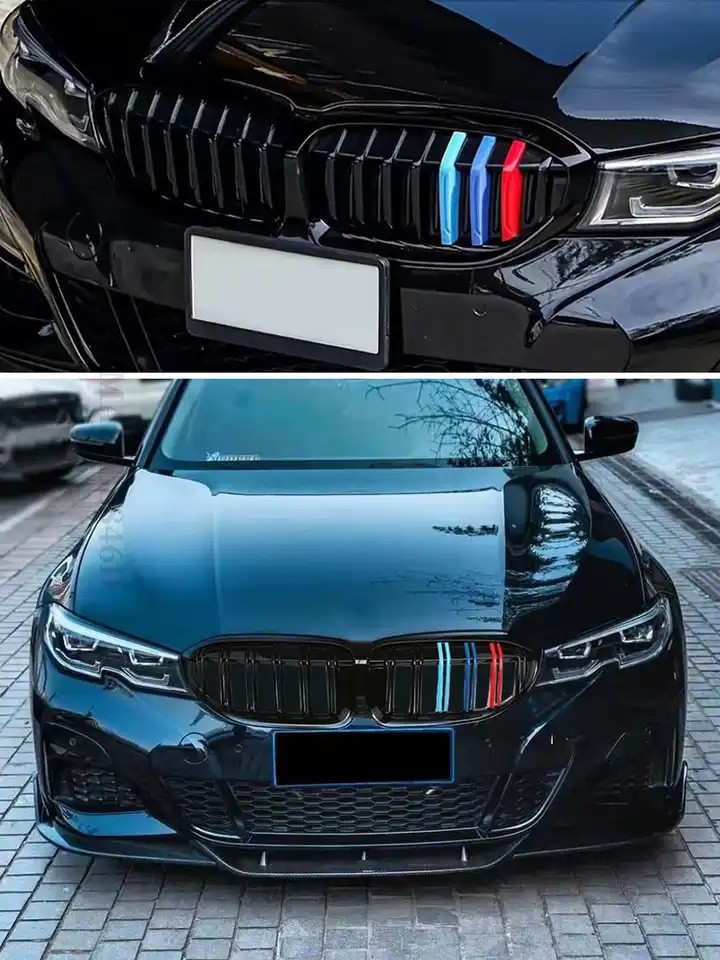 Решітка радіатора BMW 3 G20 стиль M чорний глянець 2018-2022 р. в. решітка бмв г20, фото 1