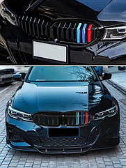 Решітка радіатора BMW 3 G20 стиль M чорний глянець 2018-2022 р. в. решітка бмв г20