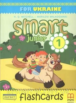 1 клас Smart Junior for Ukraine. English Flashcards Флешкартки (Мітчел) Лінгвіст, фото 1