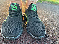 Мужские кроссовки в сеточку 7Lend Зеленый DAS
