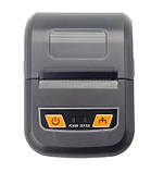 Принтер чеків мобільний Xprinter XP-P503A акум 18650 Bluetooth+USB 58мм, без обрізу, чорний, фото 4