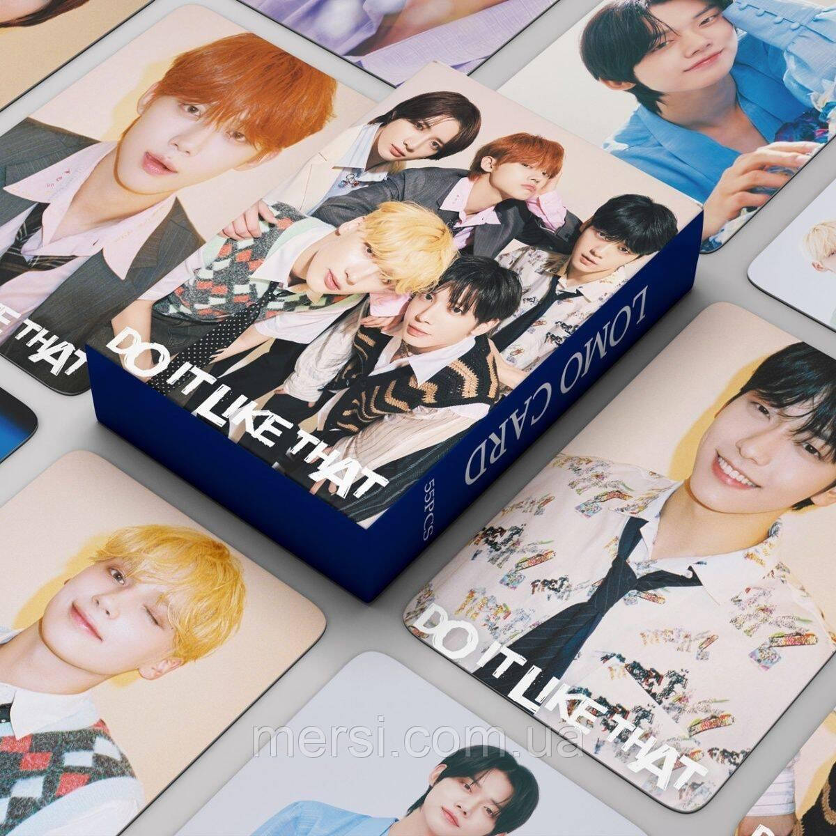 Карточки TXT K-POP lomo кейпоп картки к поп тикст тіексті - Do it like that - 55 шт, фото 1