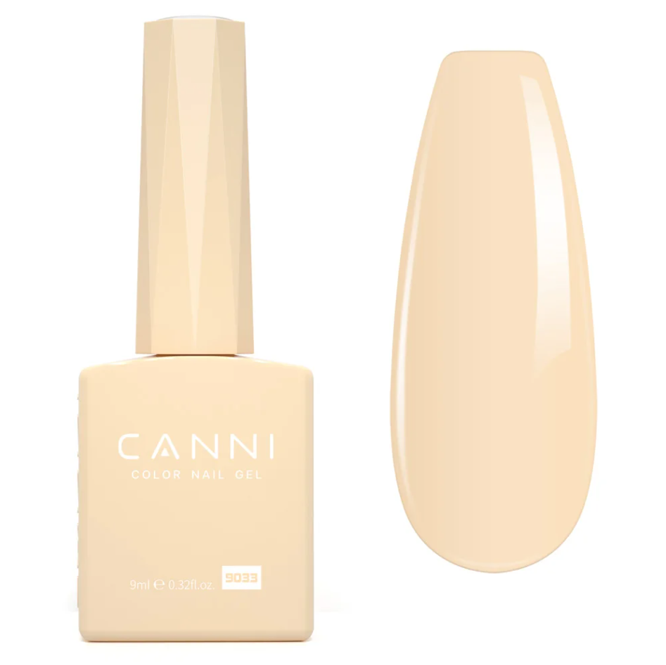 Гель-лак Canni Hema Free No9033, 9 мл (світло-телесний)