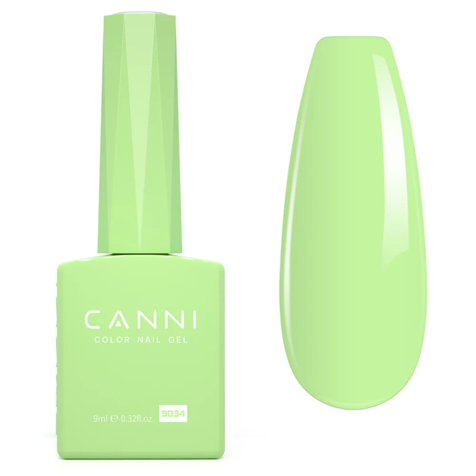 Гель-лак Canni Hema Free No9034, 9 мл (фісташковий)