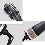 Фен щітка для укладання волосся для жінок VGR 492 повітряний стайлер, з іонізацією, 3 режими, 2 швидкості, 1000Вт, фото 5