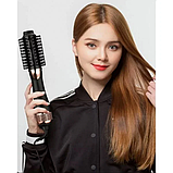 Фен щітка для укладання волосся для жінок VGR 492 повітряний стайлер, з іонізацією, 3 режими, 2 швидкості, 1000Вт, фото 7