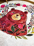 Круглий килим в дитячу "Ведмедик" діаметр 160 см, фото 4