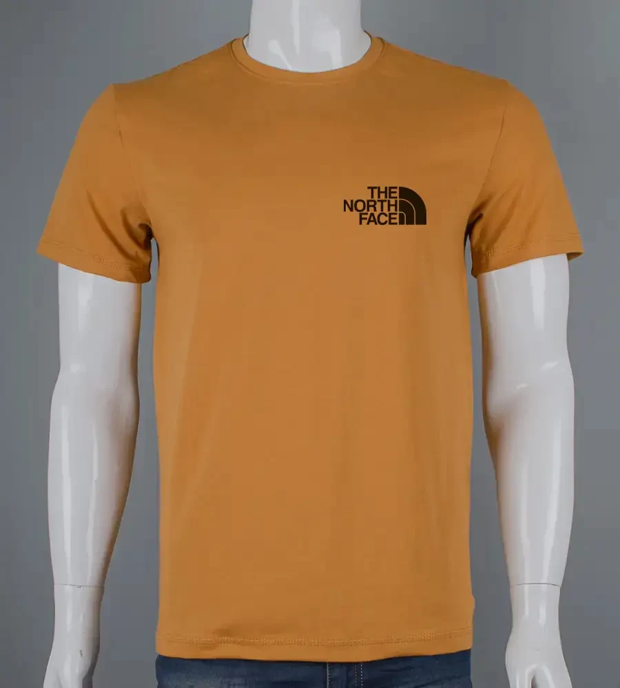Футболка чоловіча The North Face 2305м (Уп.4шт M-XXL), Гірчиця