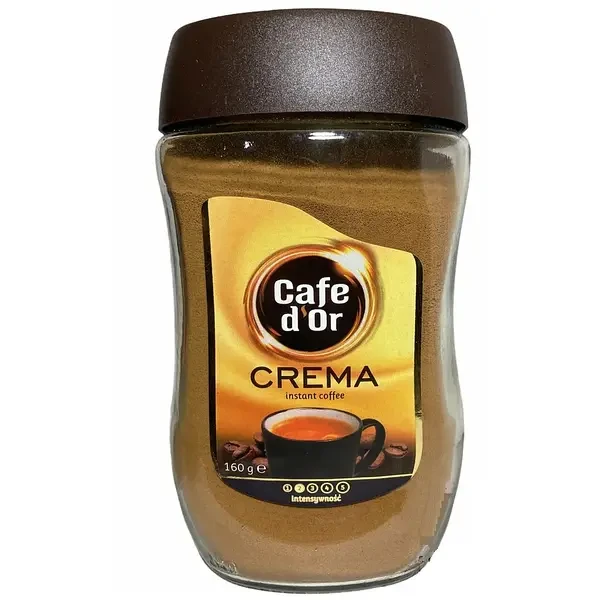 Кава розчинна сублімована у скляній банці Cafe Dor Gold, 200 г