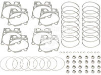Прокладка ГБЦ+гільз (набір) повний 5320-Камаз (БРТ) (силікон. білі) Ремкомплект01РЕ