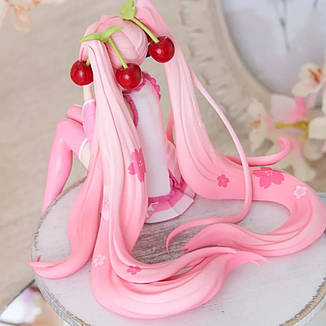 Фігурка аніме Сакура Міку вокалоїд 12 см Sakura Miku, фото 4