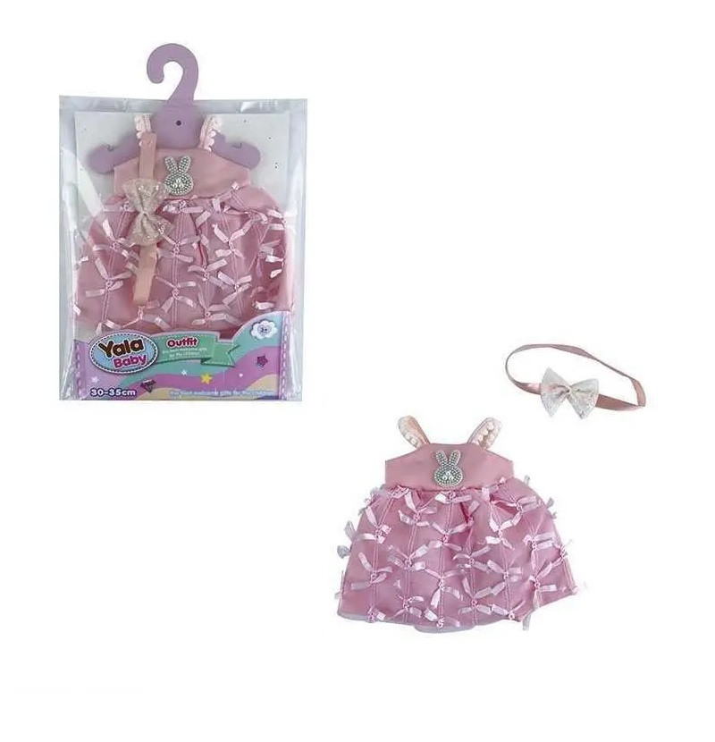 Одяг для ляльок/пупсів Yala Baby (сукня, пов'язка) YLC 235 U, фото 1