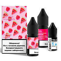 Набор для самозамеса солевой Flavorlab P1 10 мл, 0-50 мг Raspberry Watermelon (Малиновый арбуз)-LVR