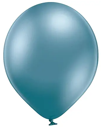 Латексна кулька Belbal синя (605) хром B105 12" (30см) 1шт