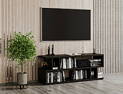 ТВ тумба Id27-179 Ш 1400 / В 526 / Г 398 Чорний