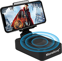 Bluetooth-динамик Manelord с противоскользящей подставкой для телефона для iPhone/Samsung/iPad