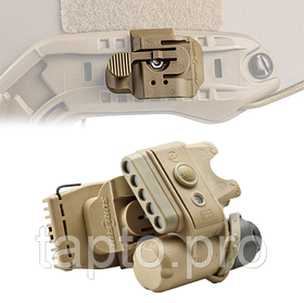 Ліхтар нашлемний SureFire з кріпленням на рейку ARC, White-Red / IFF, Колір: Tan, HL1-C-TN