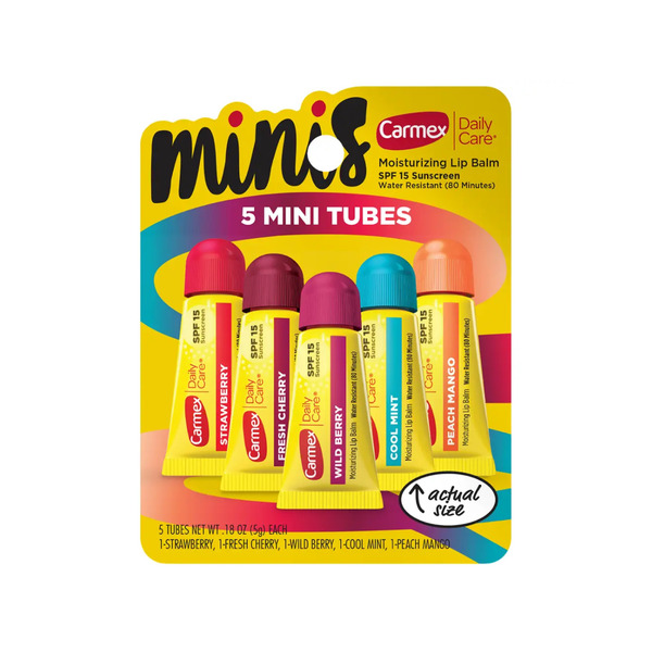 Набір мініатюр бальзамів для губ у тюбику Carmex Minis Daily Care 5 шт