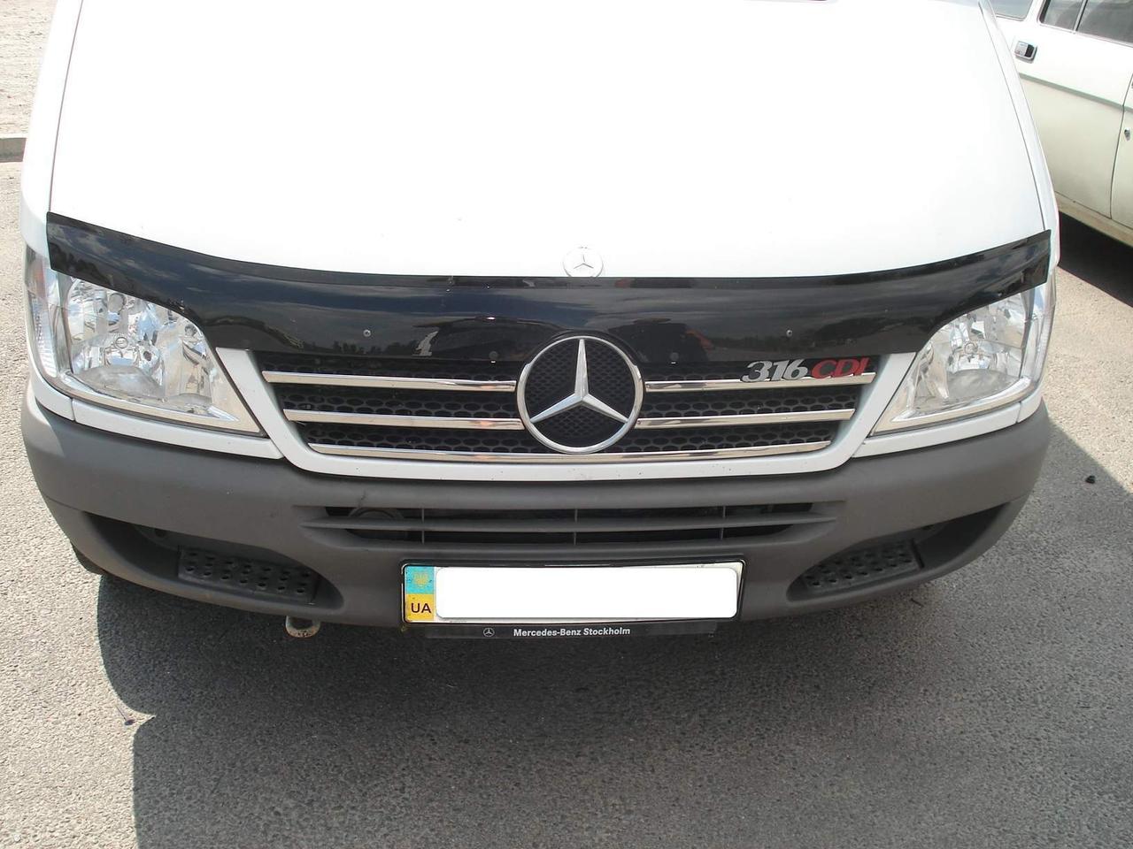 Хром накладки на решітку радіатора Mercedes-Benz Sprinter W901 2003-2006, фото 1