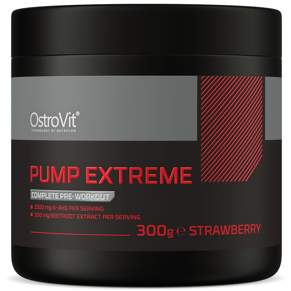 Передтренувальний комплекс Pump Extreme OstroVit 300 г Полуниця