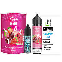 Набор для самозамеса органика Flavorlab Love it 60 мл, 0-6 мг Watermelon Strawberry Cherry (Арбуз Клубника-LVR