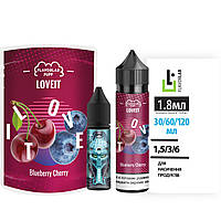 Набор для самозамеса органика Flavorlab Love it 60 мл, 0-6 мг Blueberry Cherry (Черника Вишня)-LVR