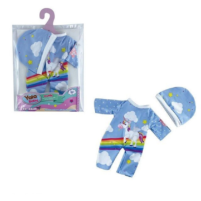 Одяг для ляльок/пупсів Yala Baby (комбінезон, шапочка) YLC 235 O, фото 1