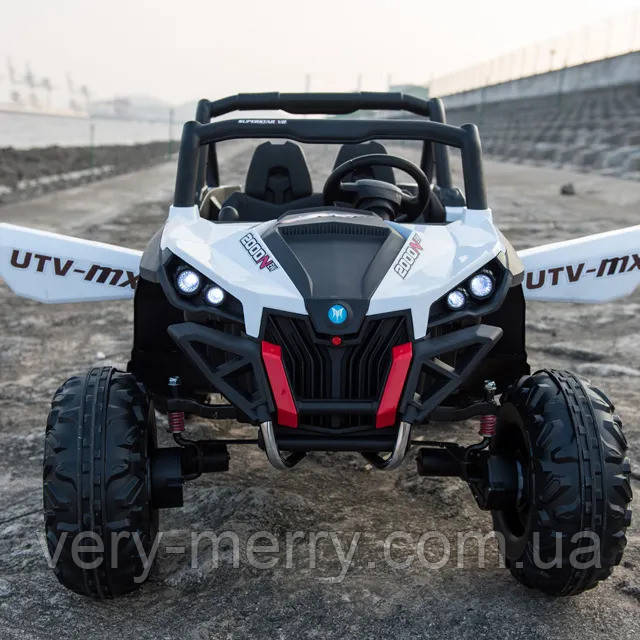 Детский электромобиль Buggy UTV-MX (синий цвет) с пультом радиоуправления 2,4G - фото 7 - id-p2098950570