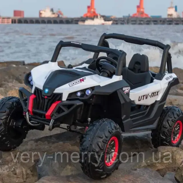 Детский электромобиль Buggy UTV-MX (синий цвет) с пультом радиоуправления 2,4G - фото 10 - id-p2098950570