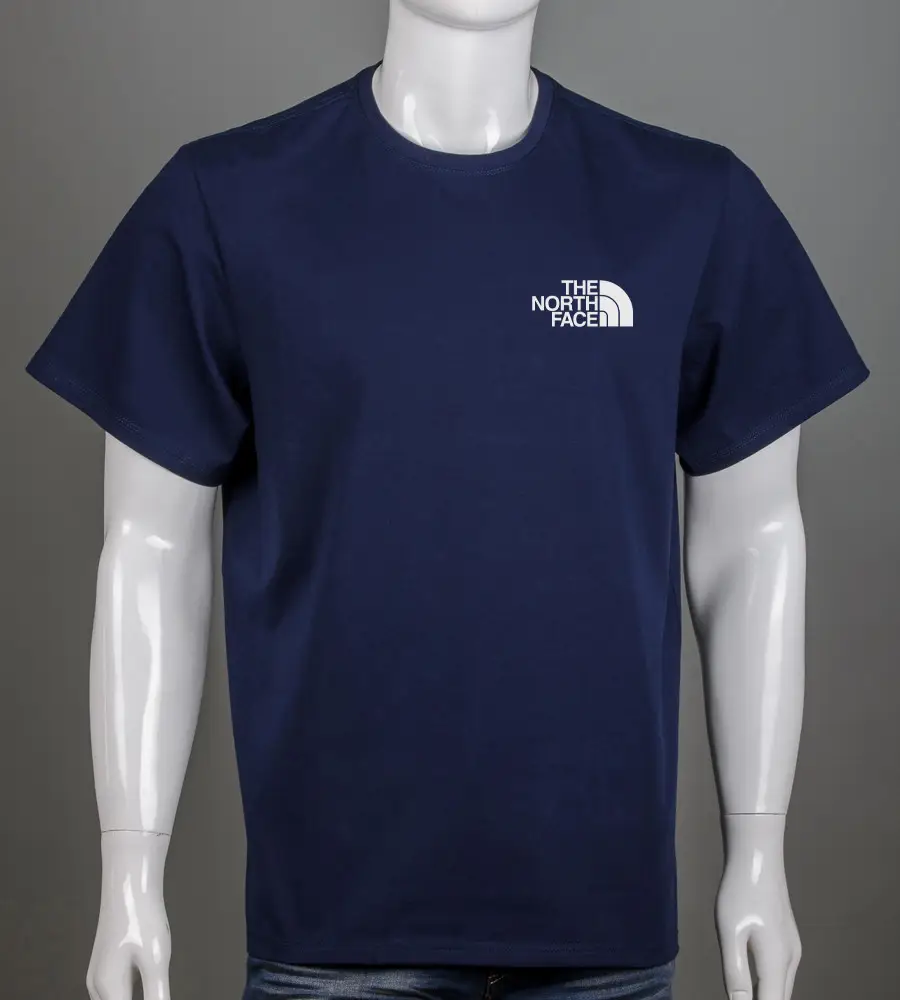 Футболка супер-батал The North Face 2305сб (Уп.2шт 5XL,6XL), Темно-синій