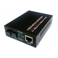 Медиаконвертер FoxGate 10/100Base-TX to 100Base-F 1550нм, SM, SC/PC, 20 км (EC-B-0,1-1SM-1550nm-20) p