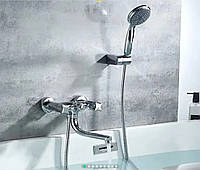 Змішувач для ванни Lamber 11345 c коротким носом поворотним