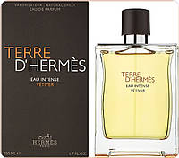 Духи мужские Оригинал "Hermes Terre d'Hermes Eau Intense Vetiver" 100ml Гермес Интенз Ветивер