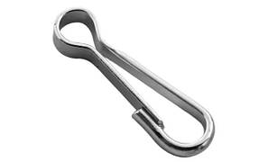 Карабін пружинний нікельований