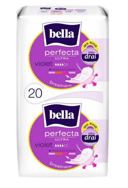 Гігієнічні прокладки Bella Perfecta Violet deo fresh 20 шт (5900516306045)