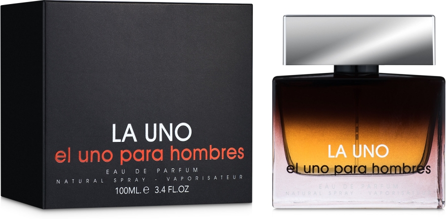 Парфумована вода Fragrance World La Uno Para Hombres для чоловіків — edp 100 ml (м'ятий)