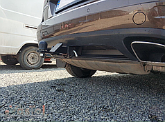 Фаркоп Volkswagen Touareg 2002-2018 (Фольксваген Туарег) квадратна вставка типу американець