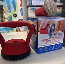 Щітка-металічний скребок із ручкою для миття посуду Cleaning Brush 207494, фото 4