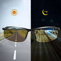 Фотохромные очки защита от ультрафиолетовых лучей и бликов \ очки для водителей \ очки-хамелеоны