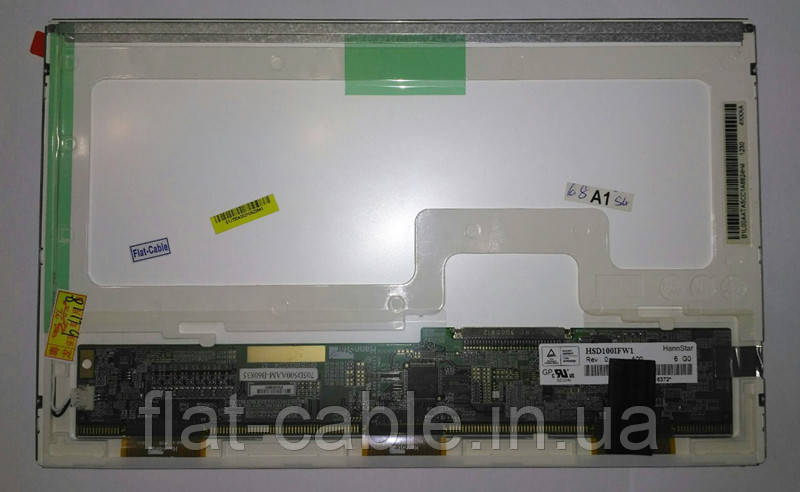 Дисплей для ноутбука No15 All Brands 10" Матовий, 1024x600, 30 pin, Роз'єм праворуч, LED