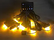 Стробоскоп LED 028 жовтий 12-24 Вольт IP68. Проблисковий маячок