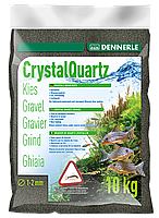 Грунт Dennerle Kristall-Quarz Gravel Black, 10 кг кварц черный 1 - 2 мм для аквариума